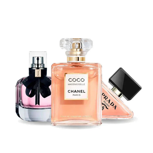 PACK DE 3 PARFUMS : PRADA PARADOXE, COCO MADEMOISELLE & MON PARIS