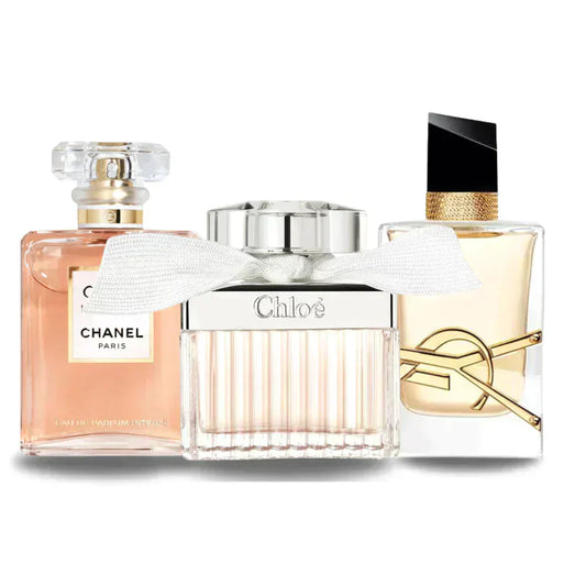 PACK DE 3 PARFUMS : COCO MADEMOISELLE, LIBRE & CHLOÉ